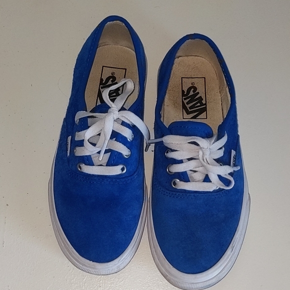 BLUE SUEDE women’s VANS - Picture 2 of 4